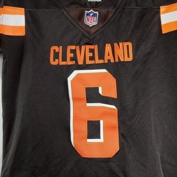 Nike NFL Baker Mayfield #6 Browns Jersey Youth Small On Field - Picture 2 of 6